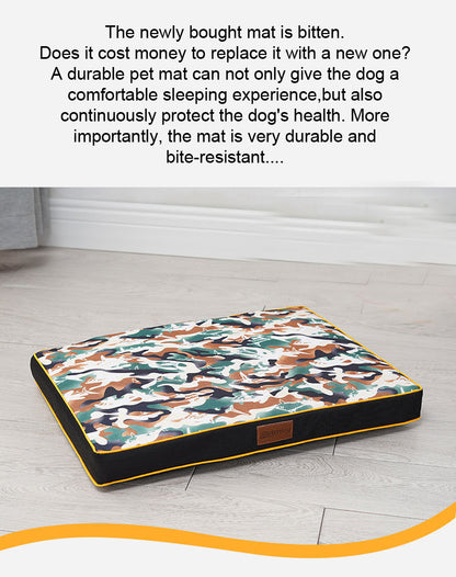 Orthopedic Chew Proof Dog Beds Mats Bite-Resistant and Waterproof