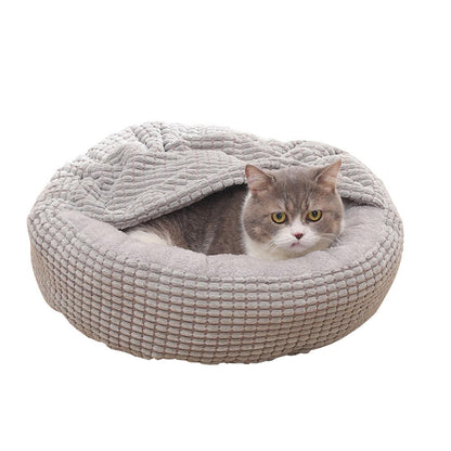 Donuts xl Large Pet dog cat nesting Cozy Cave bed winter keep warm
