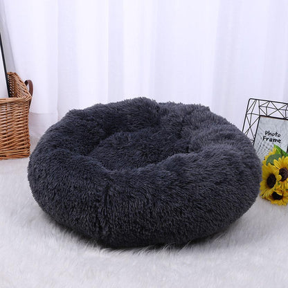 Pets Donut dog Cat Calming Anti Anxiety beds Napper Soft Warm