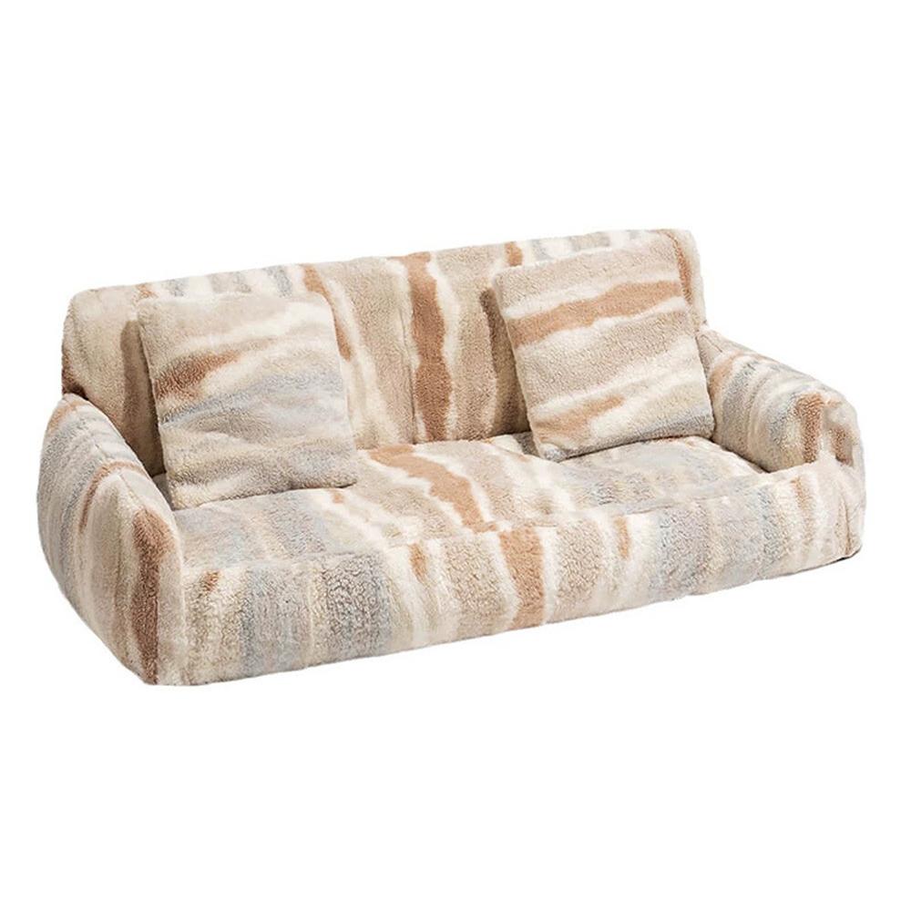 Nordic Fluffy Extra Large Cozy Dog & Cat Sofas Couches Bed