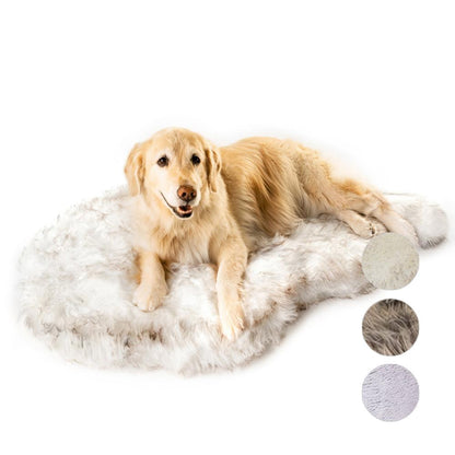 Pet Faux Fur Orthopedic Memory Foam Dog Bed Blanket Cat