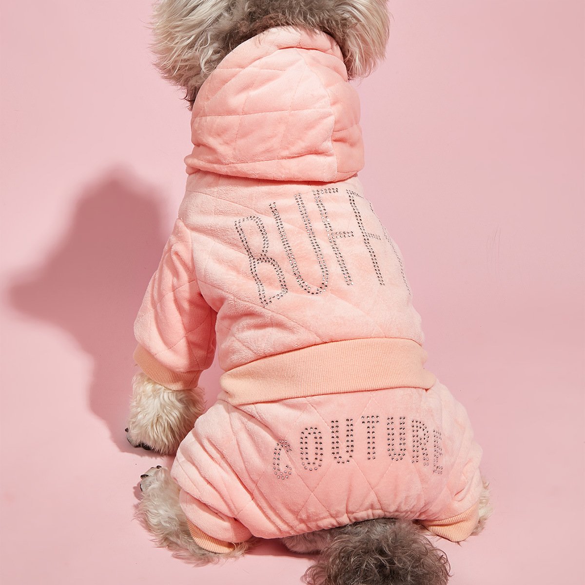 Pet Cat Dog Cotton padded Jacket Four Legs Pants Warm Clothes Coat