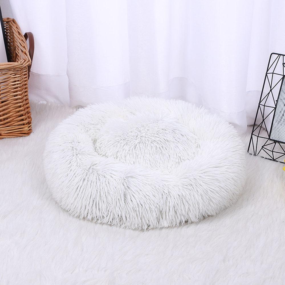 Pets Donut dog Cat Calming Anti Anxiety beds Napper Soft Warm