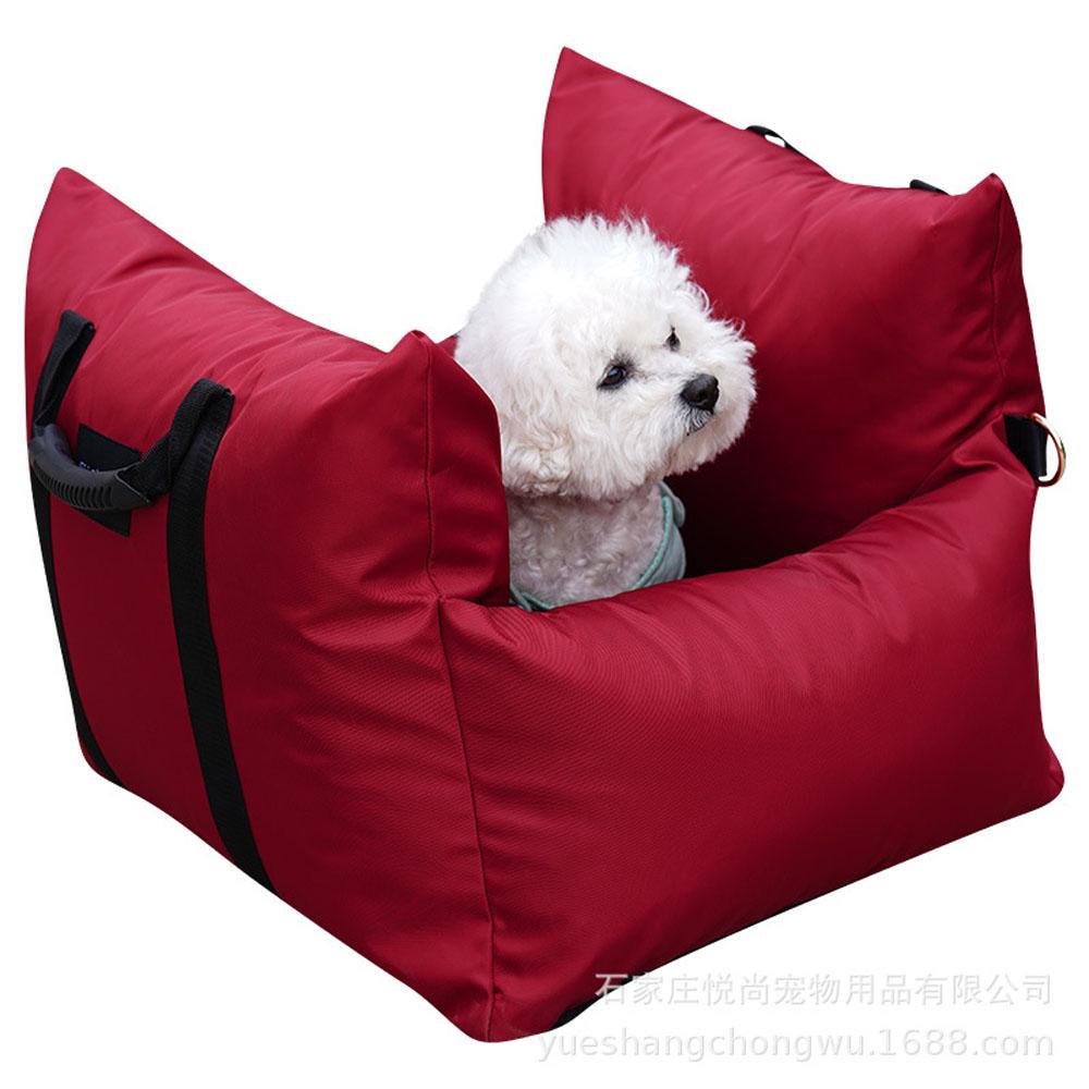 Pet Nesting Bed Fabric Easy to Clean Removable Dog Cat Portable Car Seat