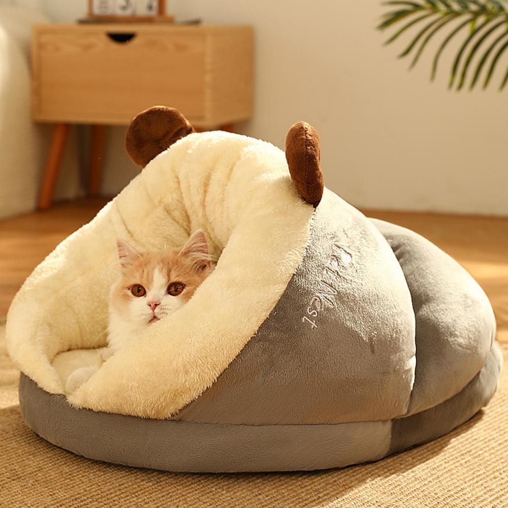 PP Cotton Winter Warm Pet Bed Soft Cat Sleep Bag Autumn