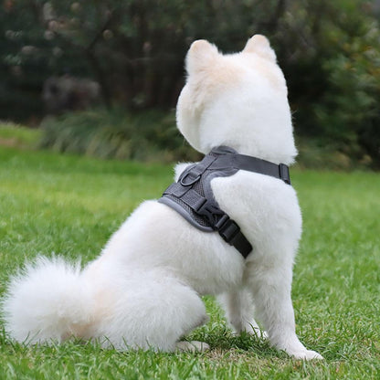 Dogs Reflective Mesh Proof Puppy Cat Harness Adjustable Soft Pet Leash
