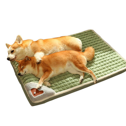 Pet XL Large Medium Dogs Cat Bed With Soft Plush Pillow