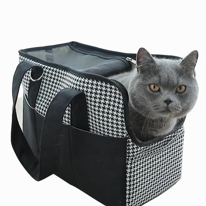 Dog Cat Carrier Travel Bag portable lightweight canvas